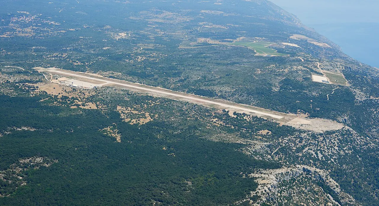 El aeropuerto visto desde el aire