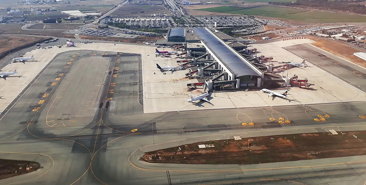 L'aeroporto dall'alto