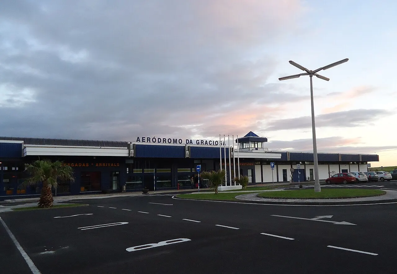 The terminal at dusk