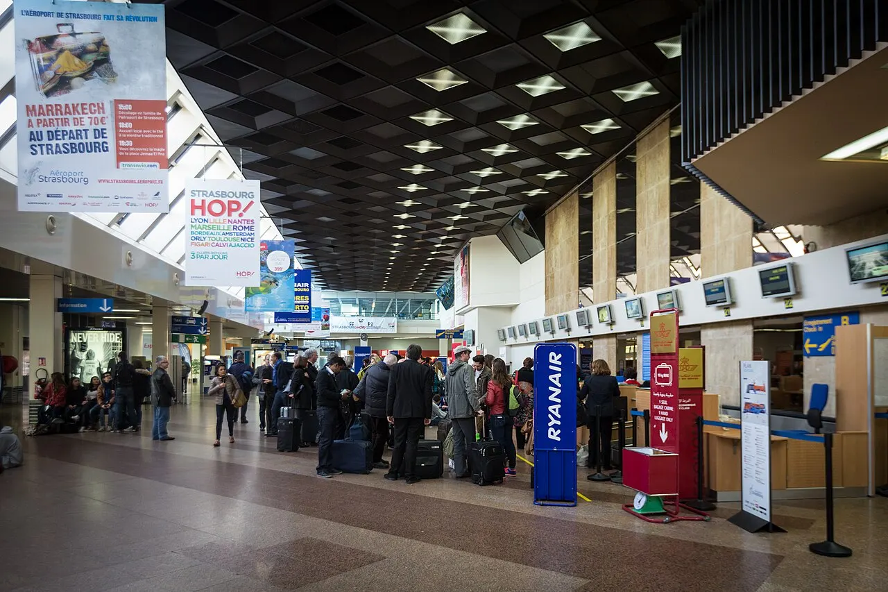 Check-in desks