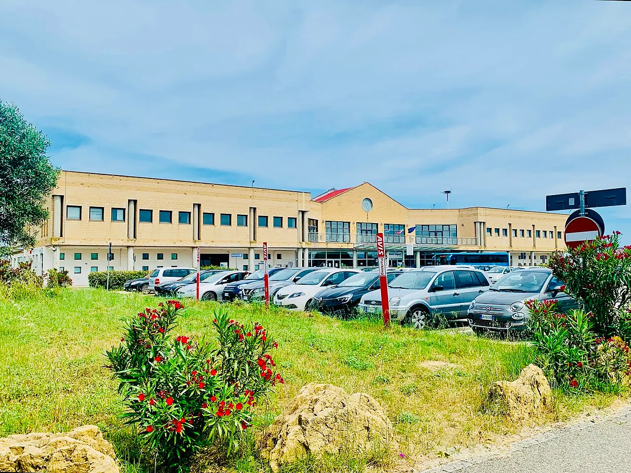 La facciata del terminal
