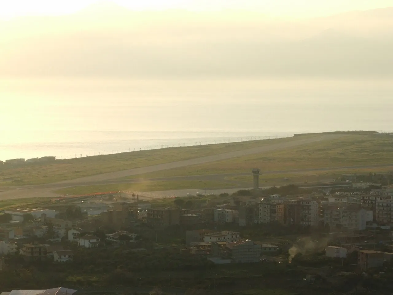 L'aeroporto visto dall'alto