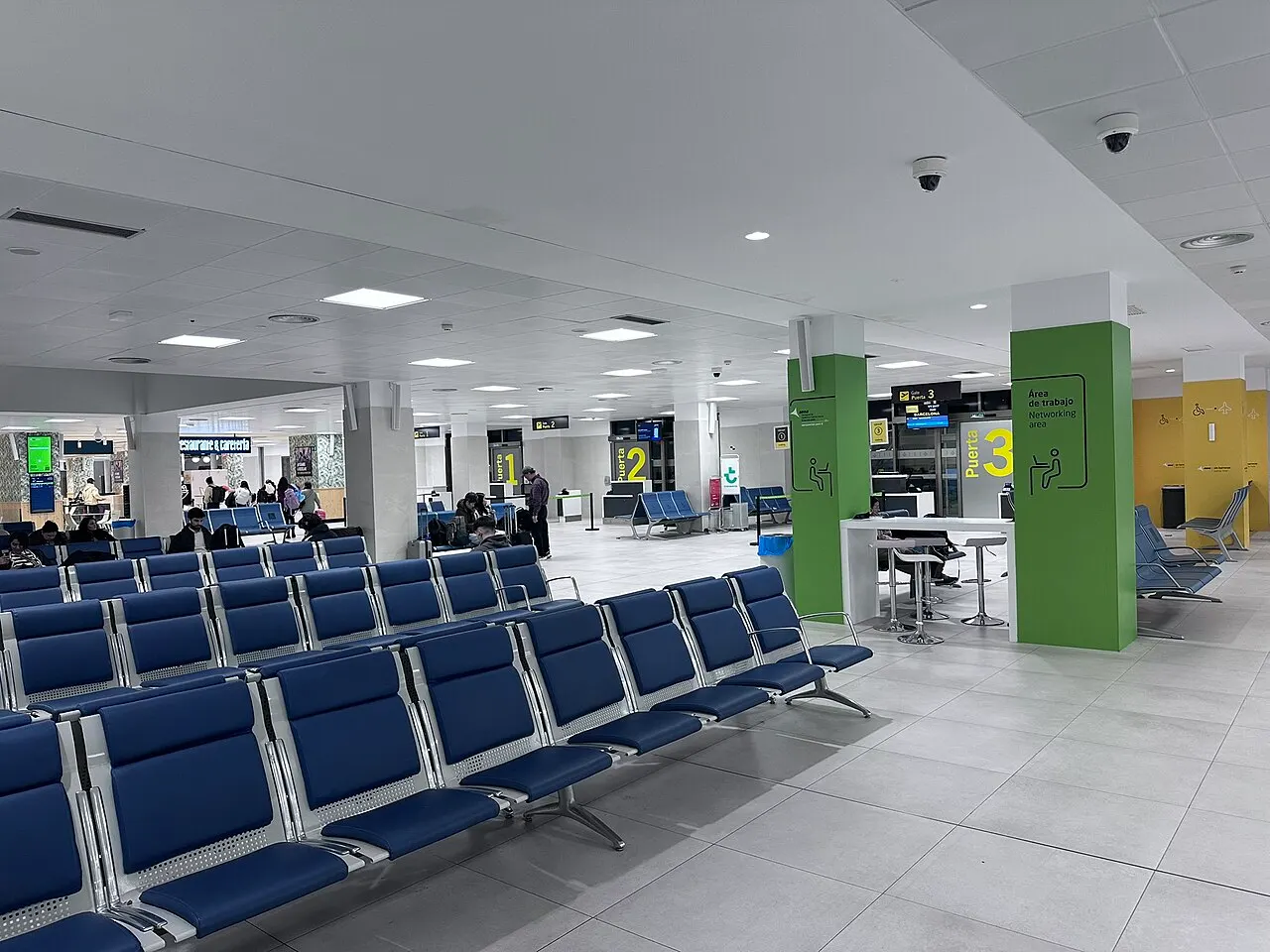 Zone d'embarquement
