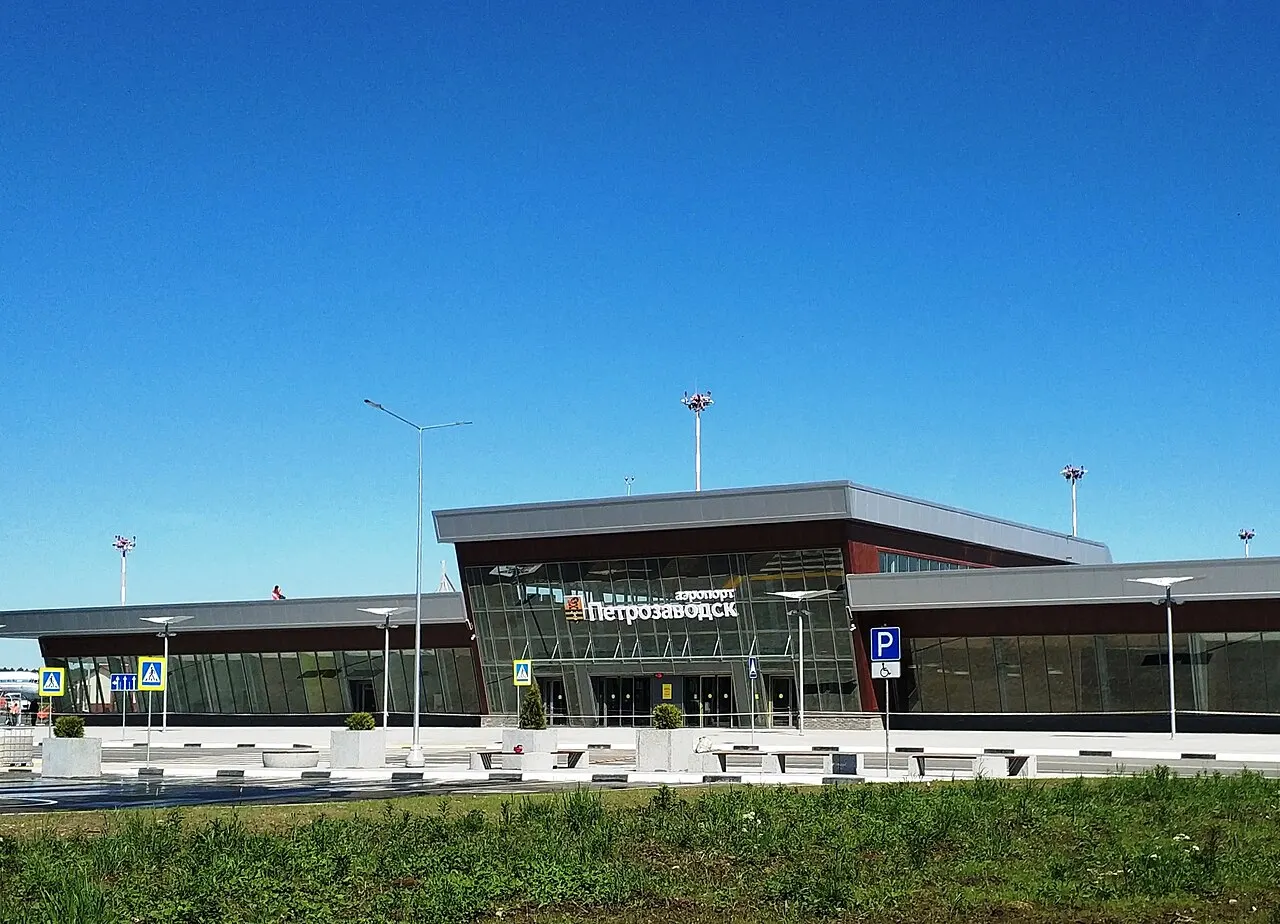 Vue de l'aéroport de Petrozavodsk