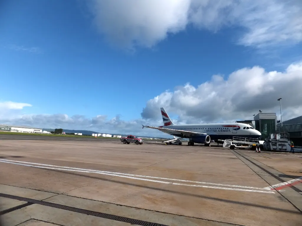 Flugzeuge auf dem Vorfeld
