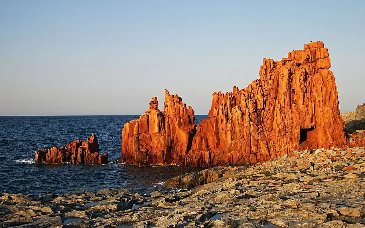 Czerwone skały (Rocce Rosse) w Arbatax, niedaleko lotniska