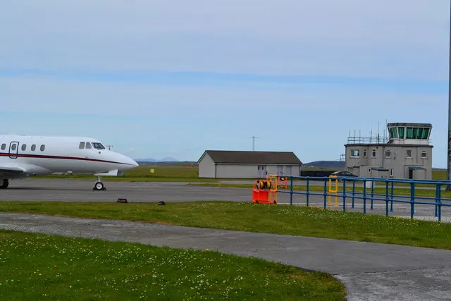 View of Benbecula Airport