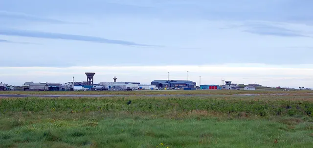Les bâtiments de l'aéroport