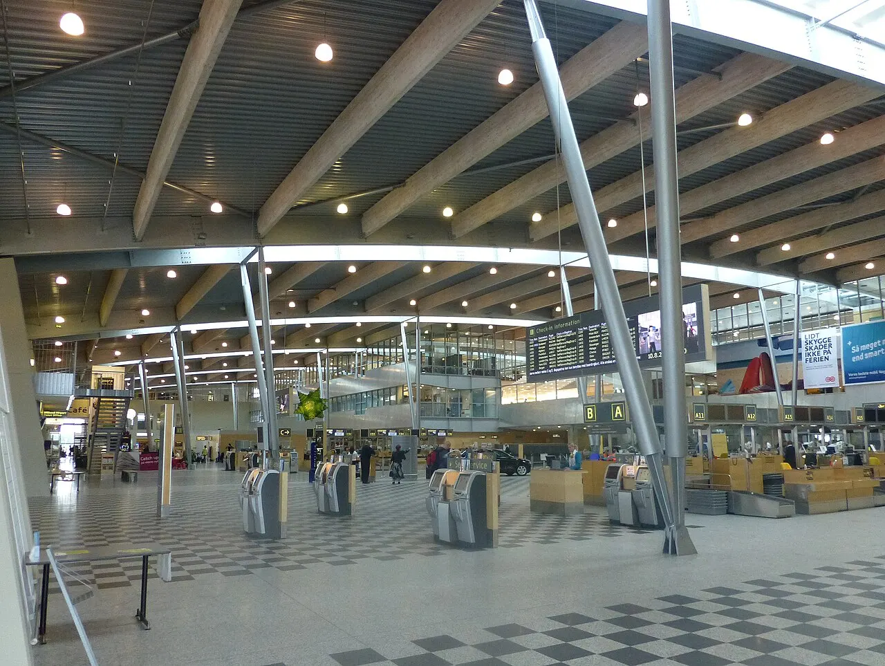 La sala de salidas de la terminal