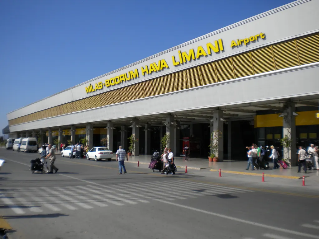 The terminal building seen from outside