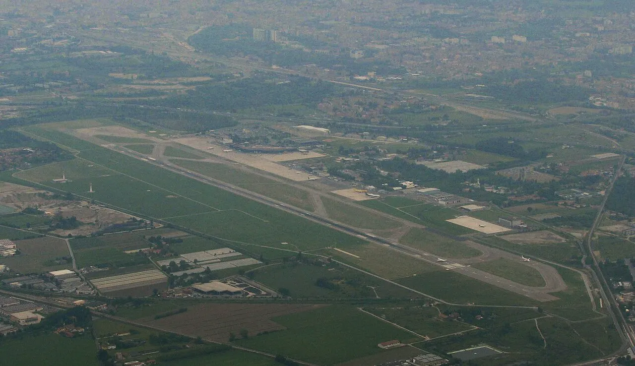 El aeropuerto visto desde el aire