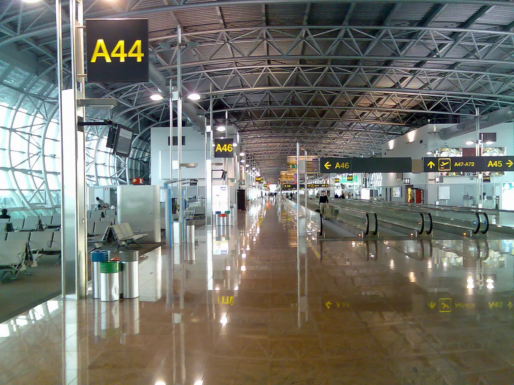 Il terminal dell'aeroporto