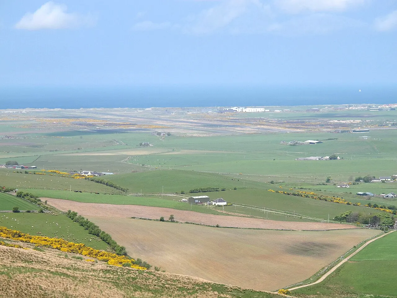 Gesamtansicht des Flughafens