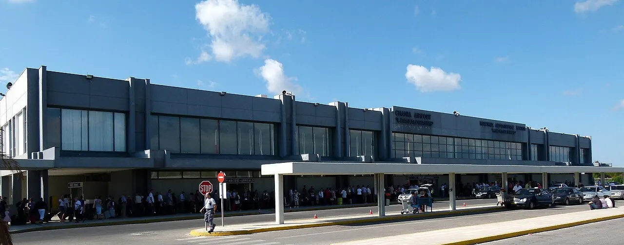 The terminal building seen from outside