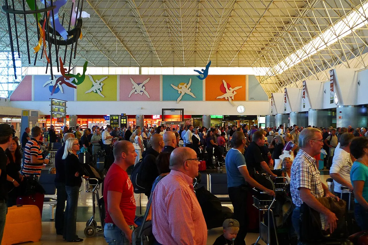Check-in-Halle des Terminals