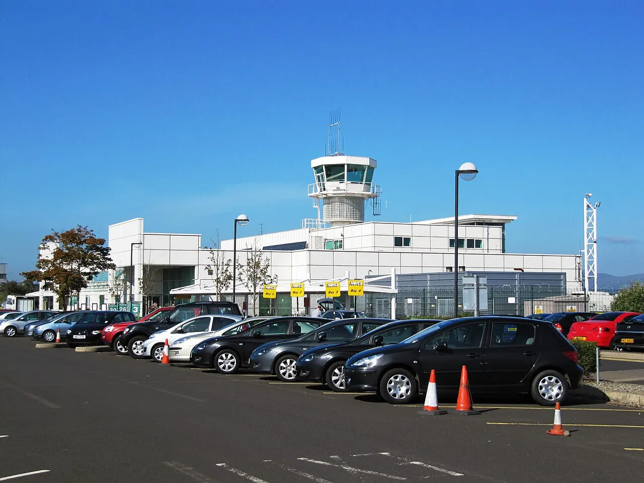 The terminal and its access road