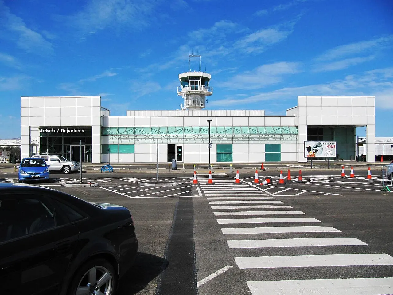 The terminal and control tower