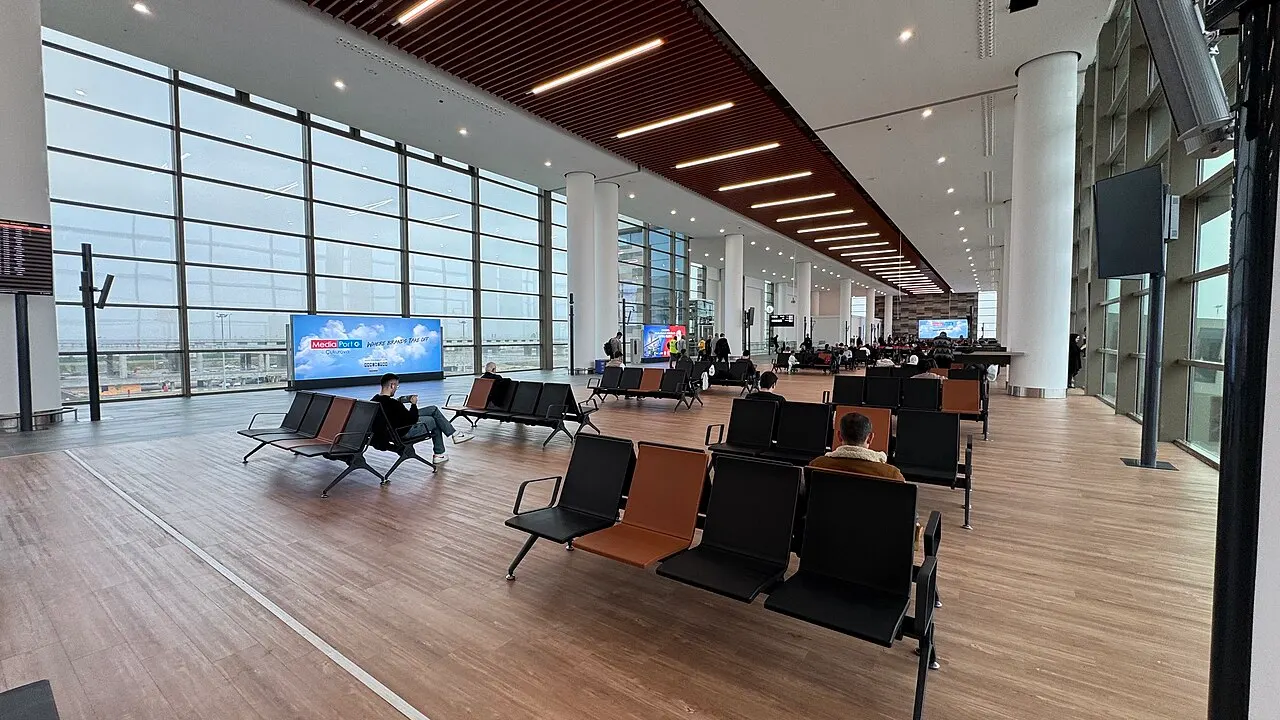 Interno del terminal