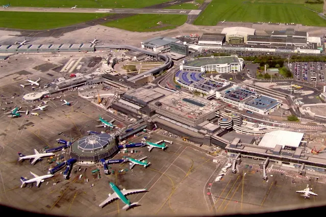 Der Flughafen aus der Luft