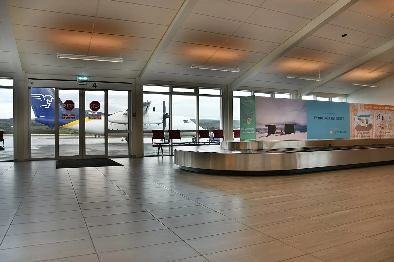 Der Flughafen Egilsstaðir