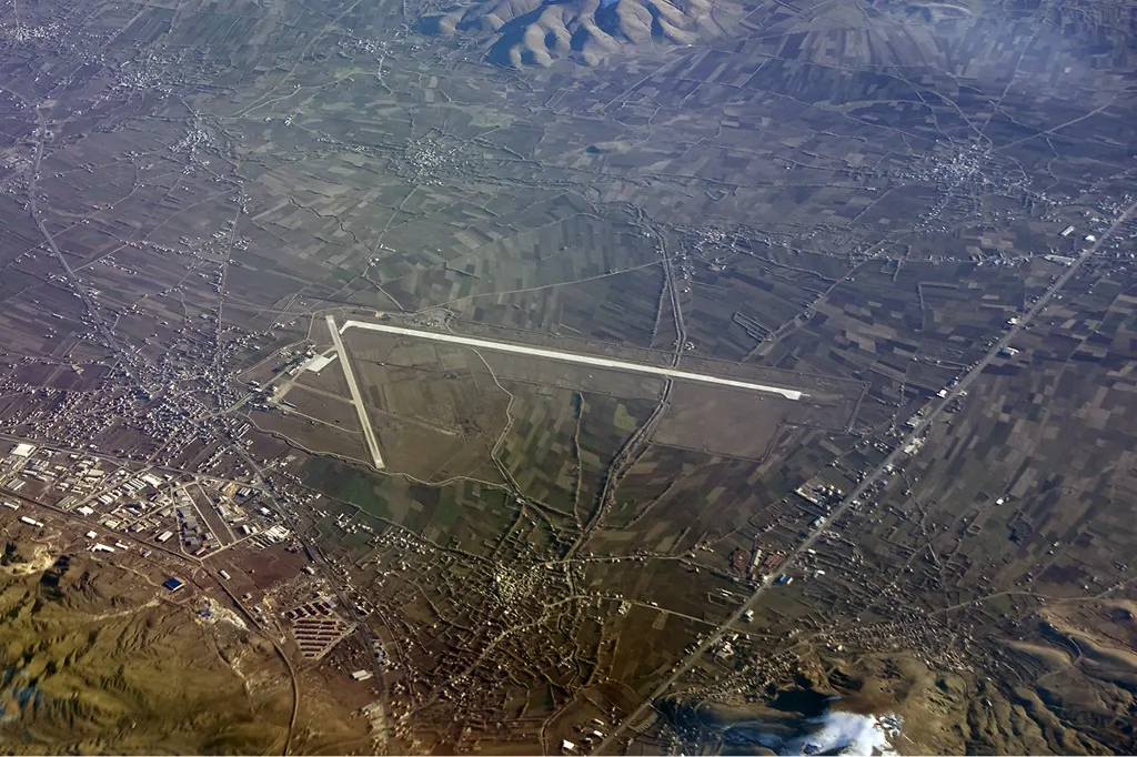 Der Flughafen aus der Luft