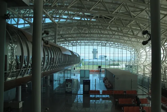Interno del terminal