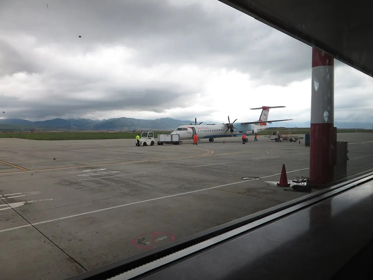 Il piazzale visto dal terminal