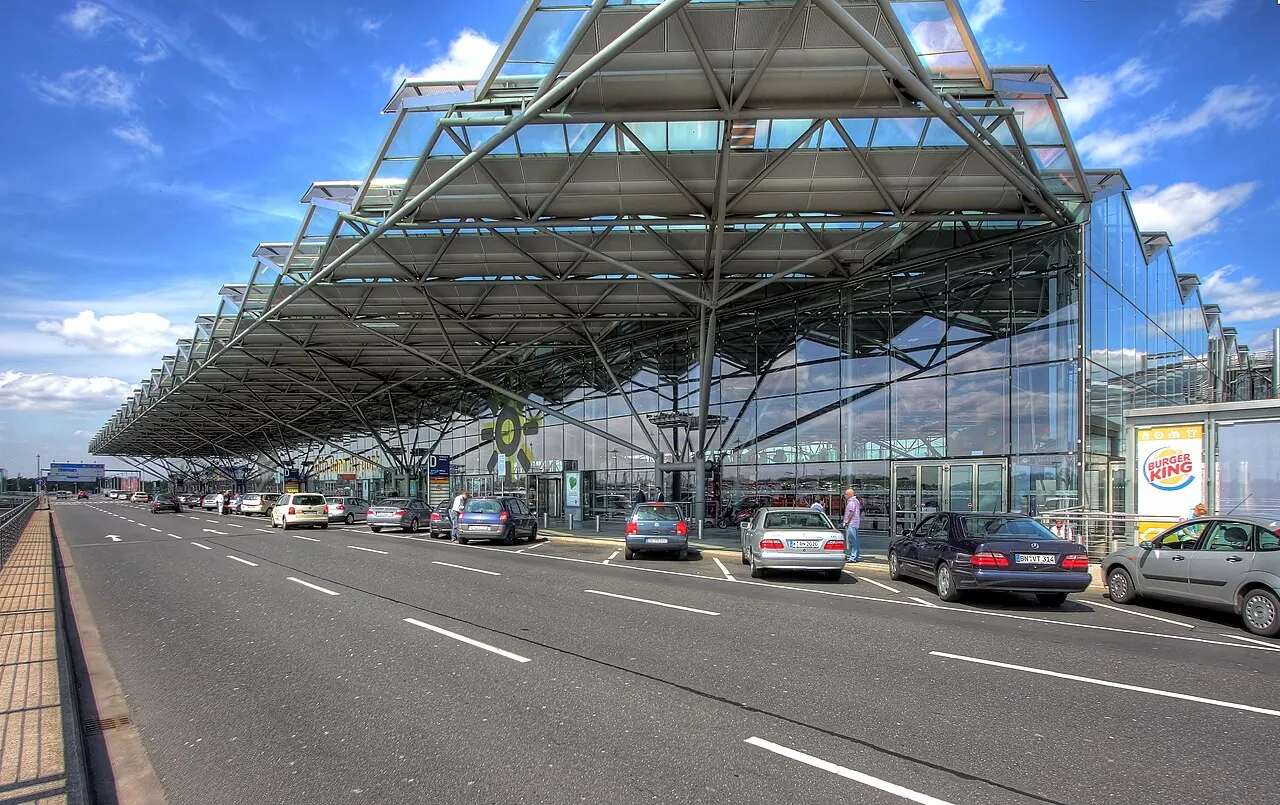 The Terminal 2 forecourt