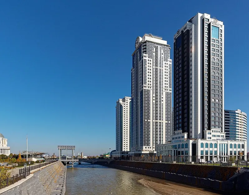 Sunzha embankment
