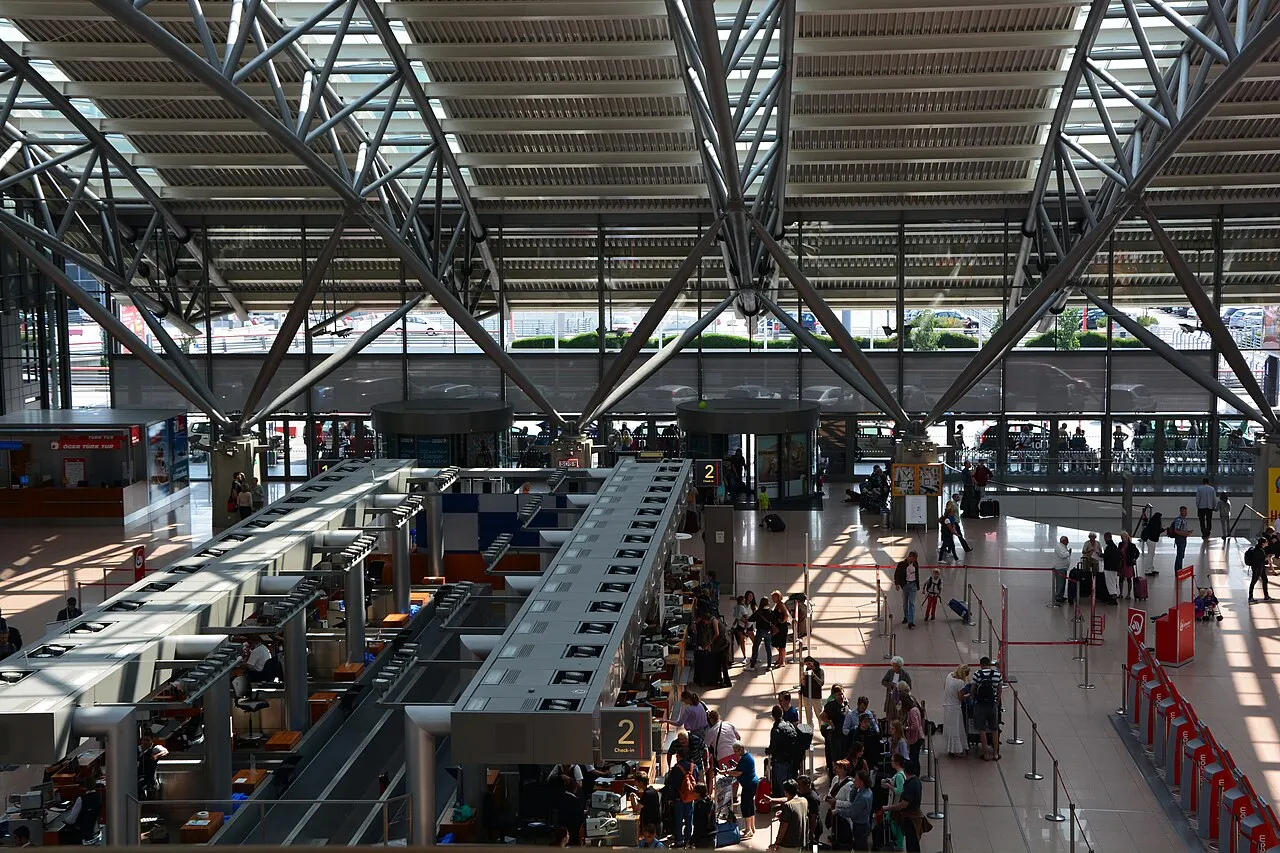 Sala check-in del Terminal 1