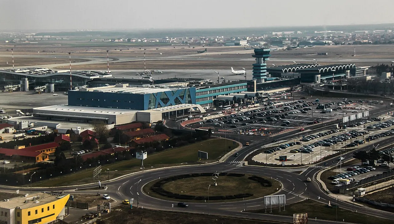 Der Flughafen aus der Luft