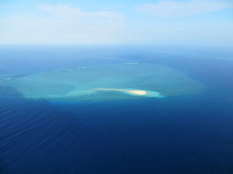 Îlot de sable blanc
