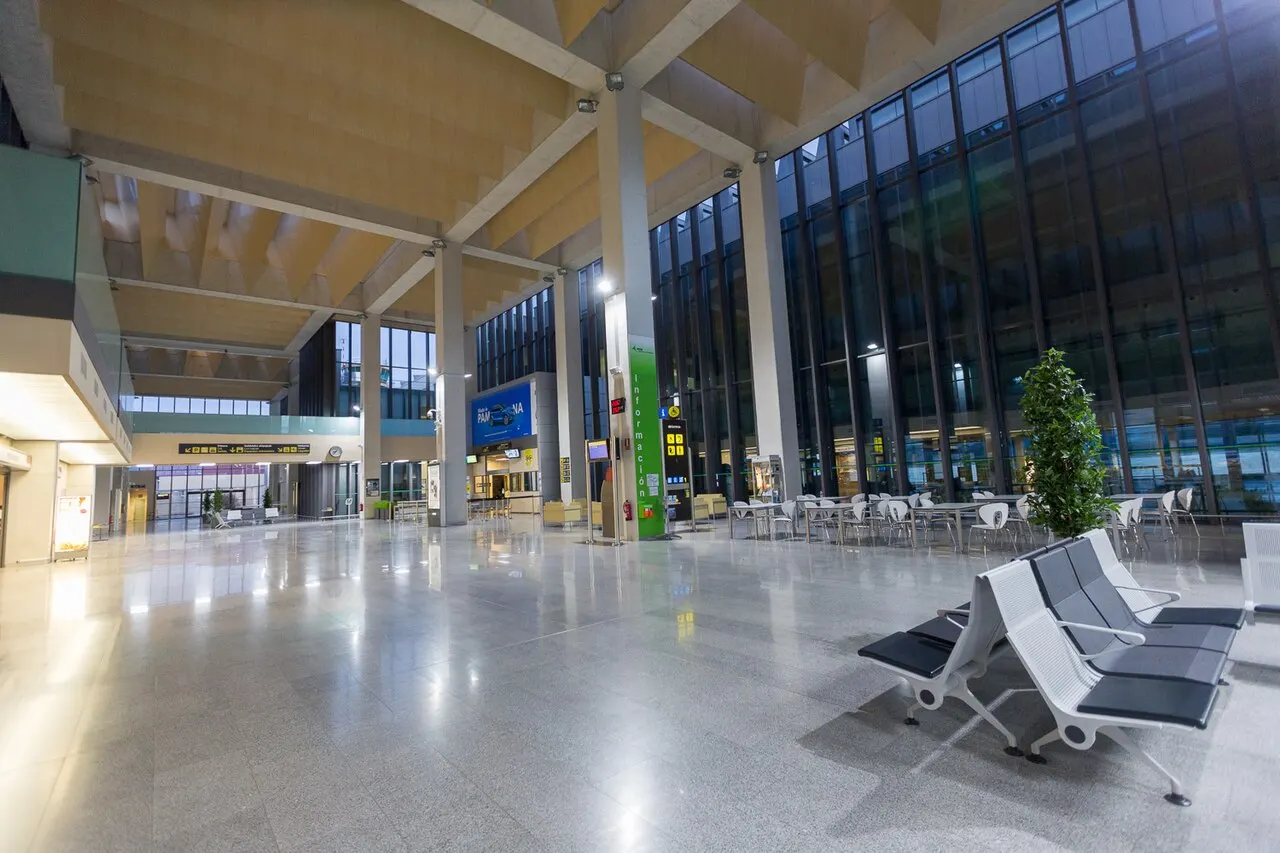 Innenansicht der Terminalhalle