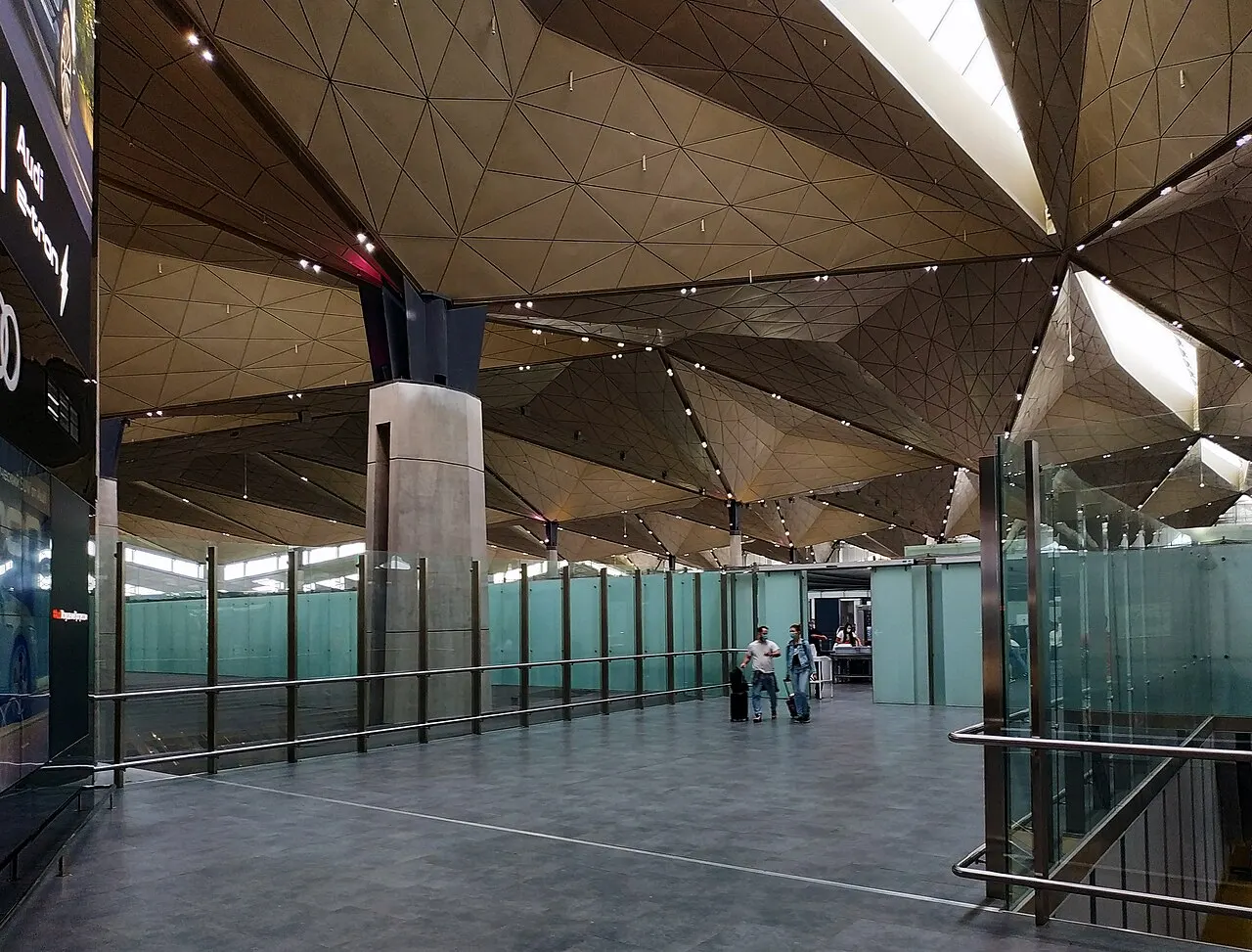 Inside the terminal