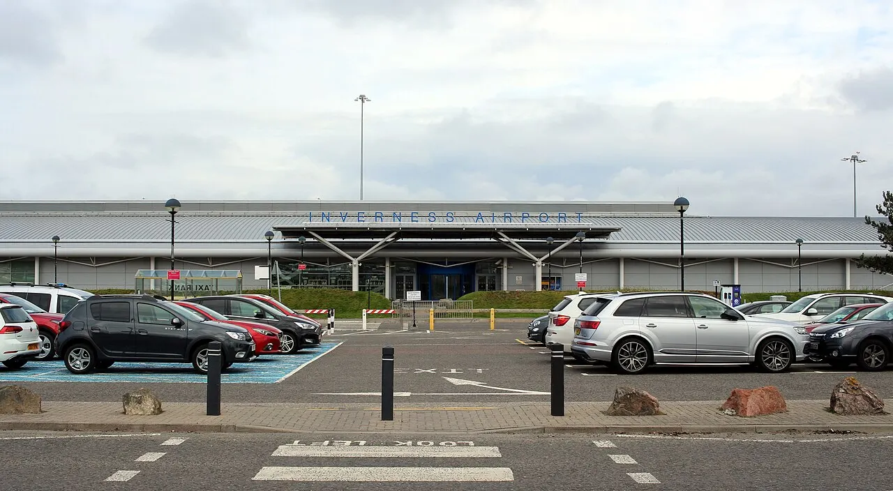 The terminal building seen from outside