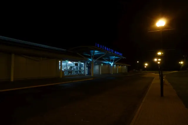 Terminal nocą