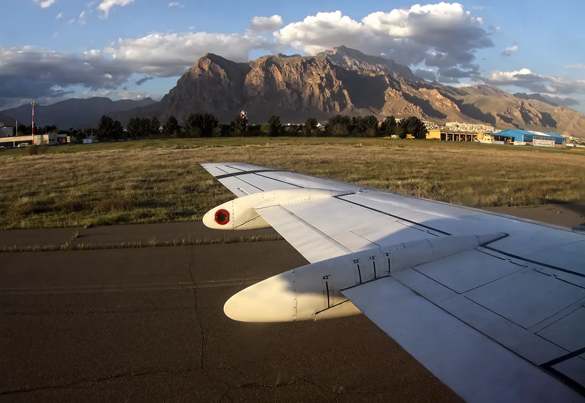 Vista del aeropuerto