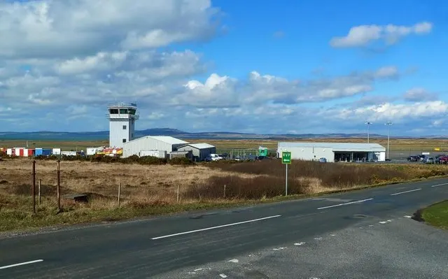 Nog een zicht op de luchthaven van Islay