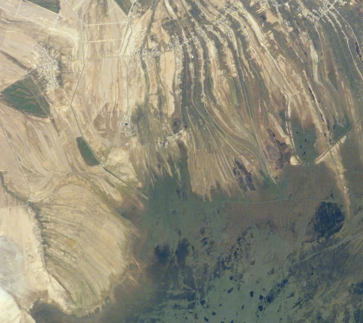 Vista aérea de la región costera