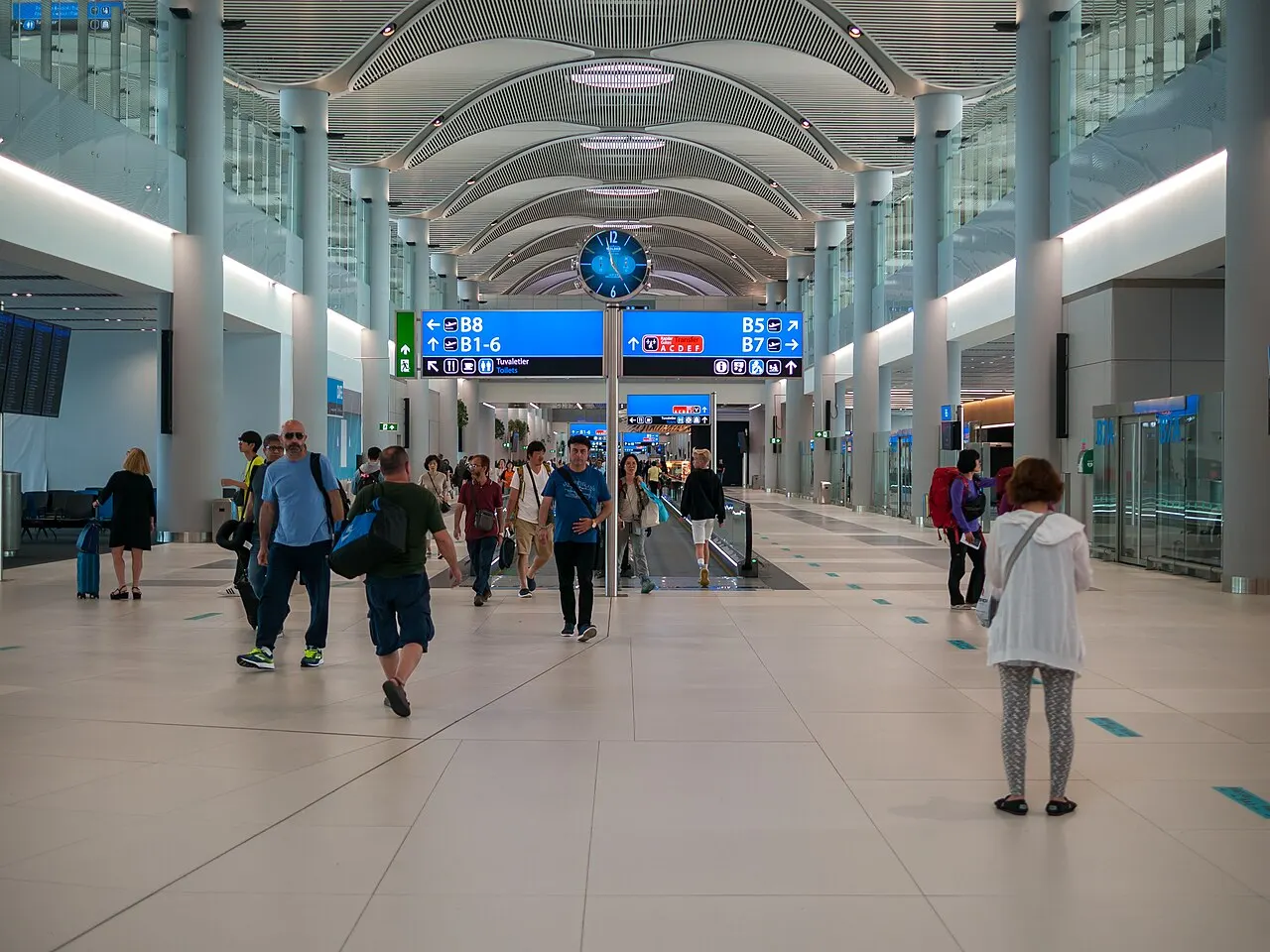 Inside the terminal
