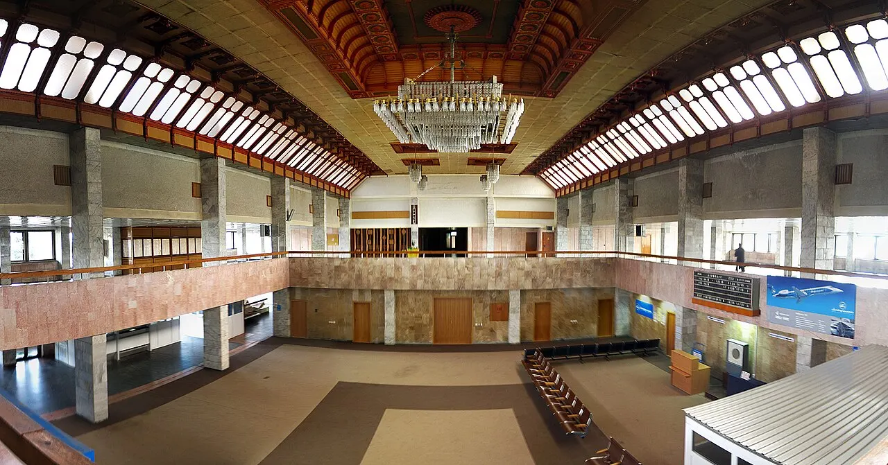 Inside the terminal
