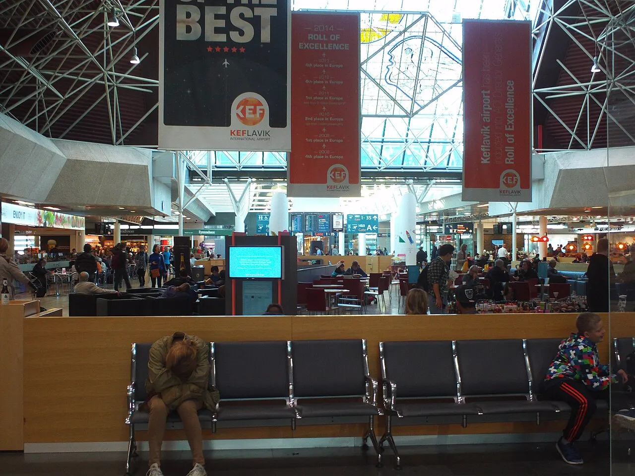 L'intérieur du terminal