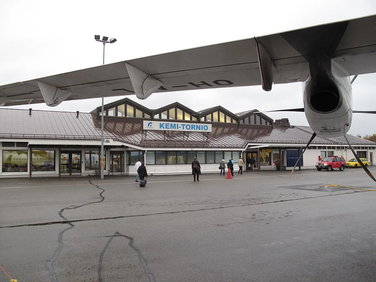 El edificio de la terminal