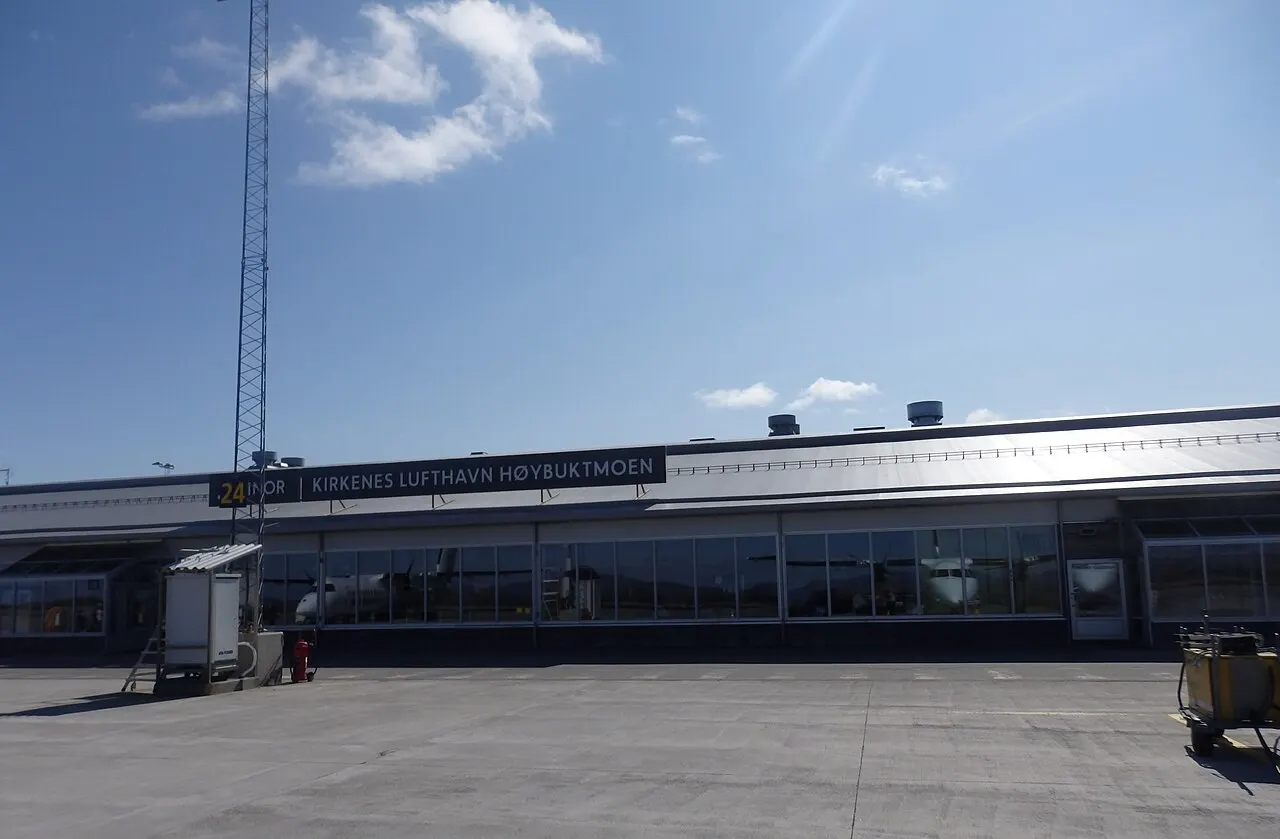O aeroporto e os seus arredores
