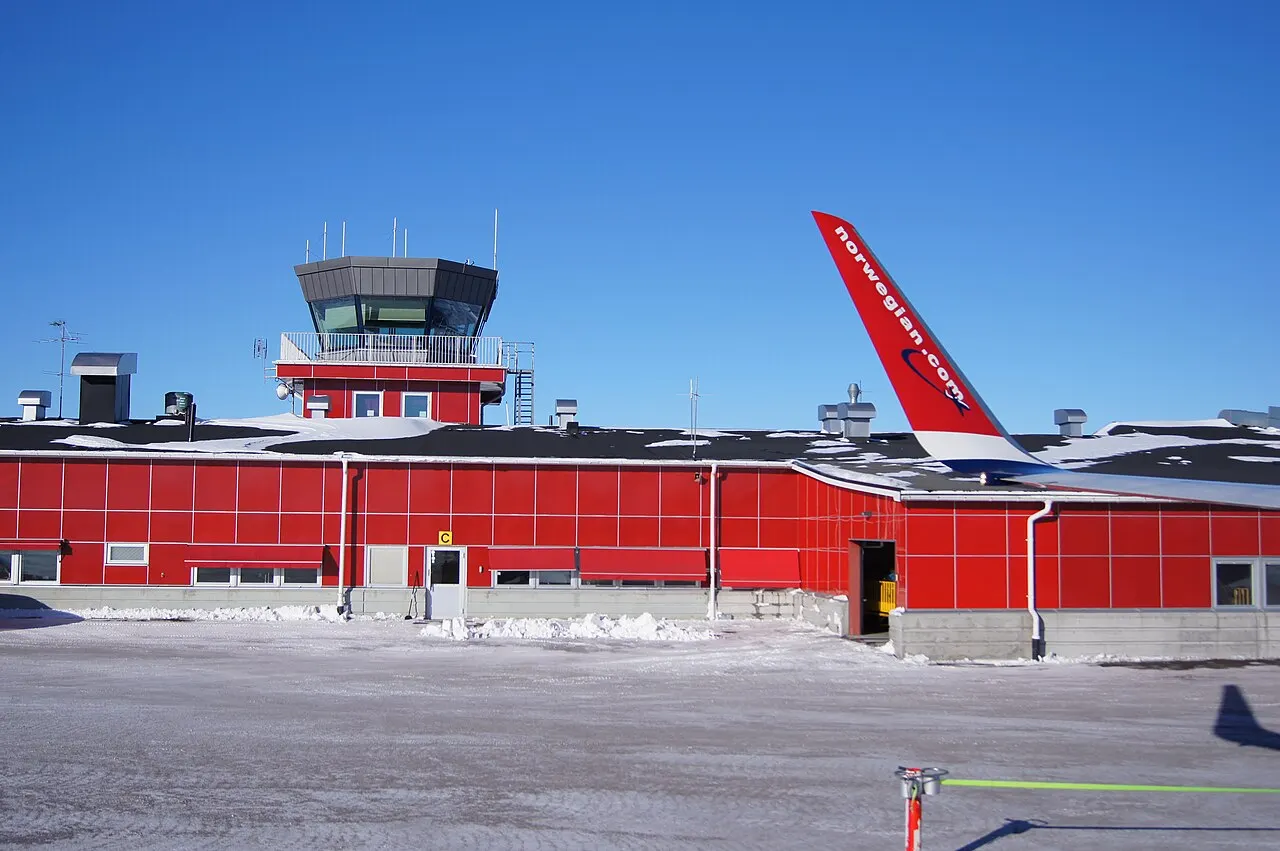 Terminal zimą