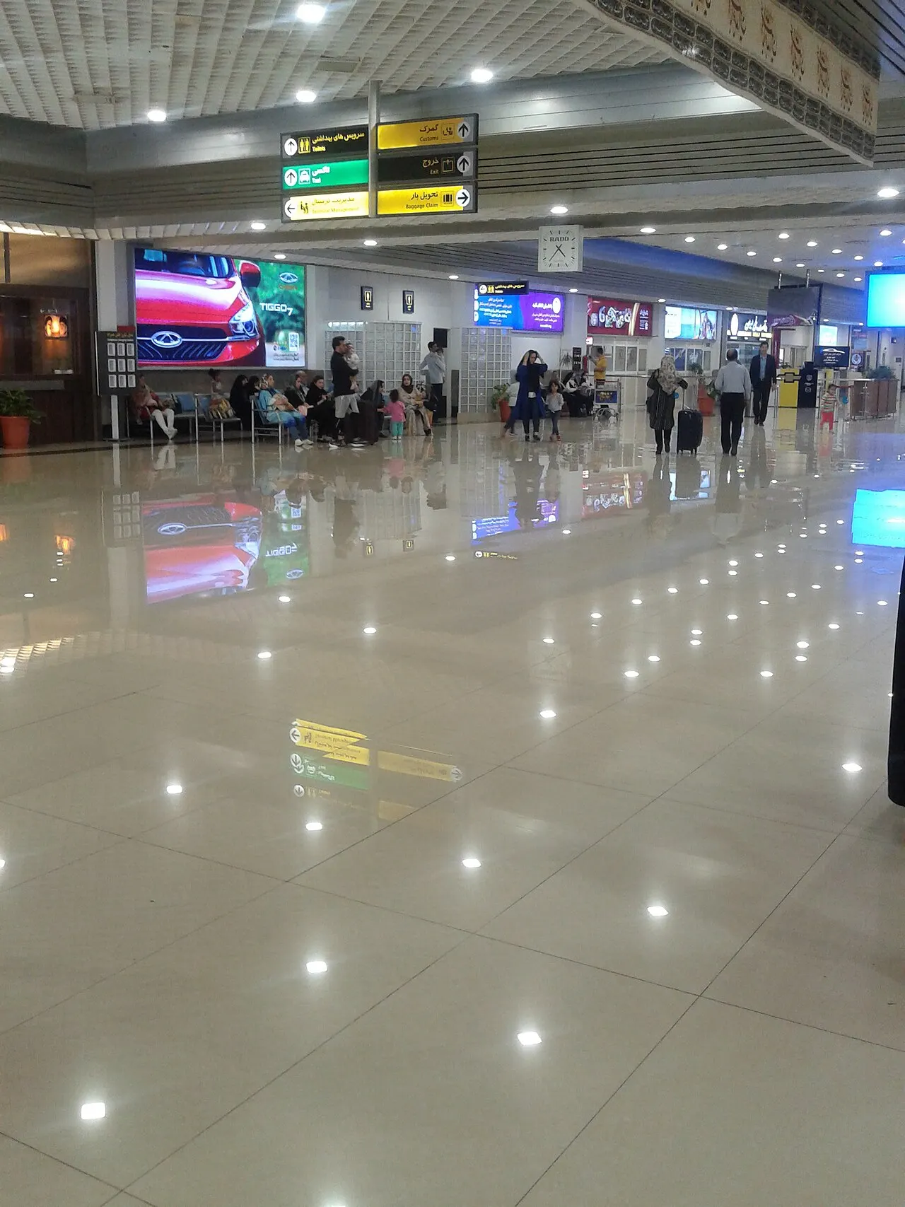 Vista del aeropuerto