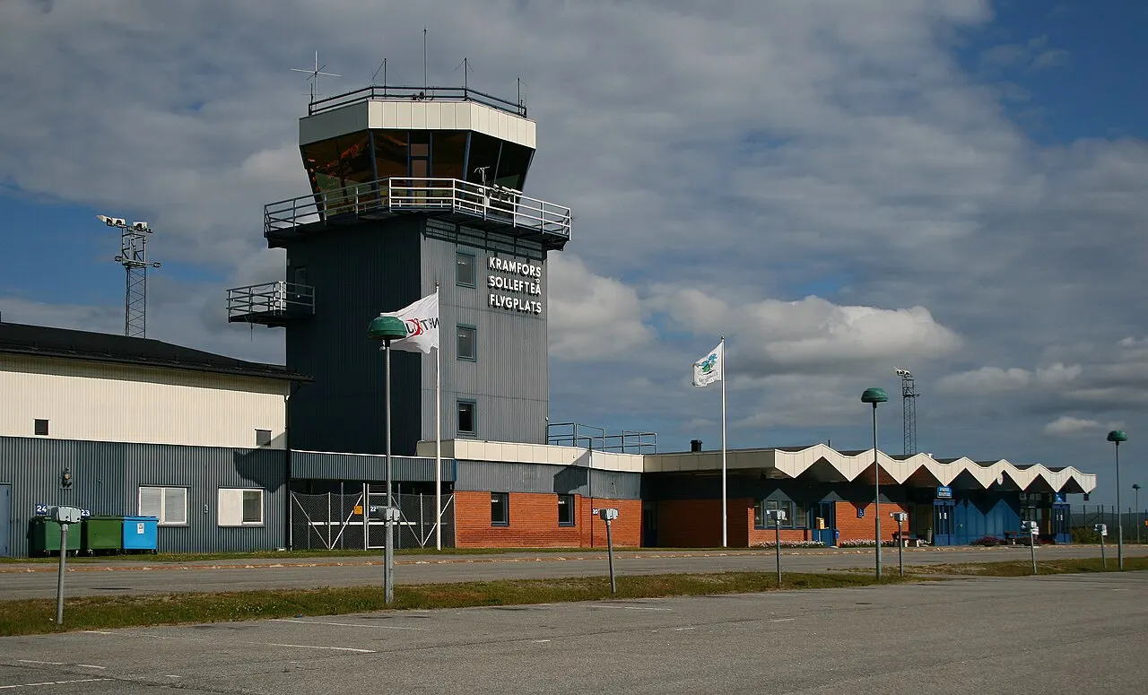 General view of the airport