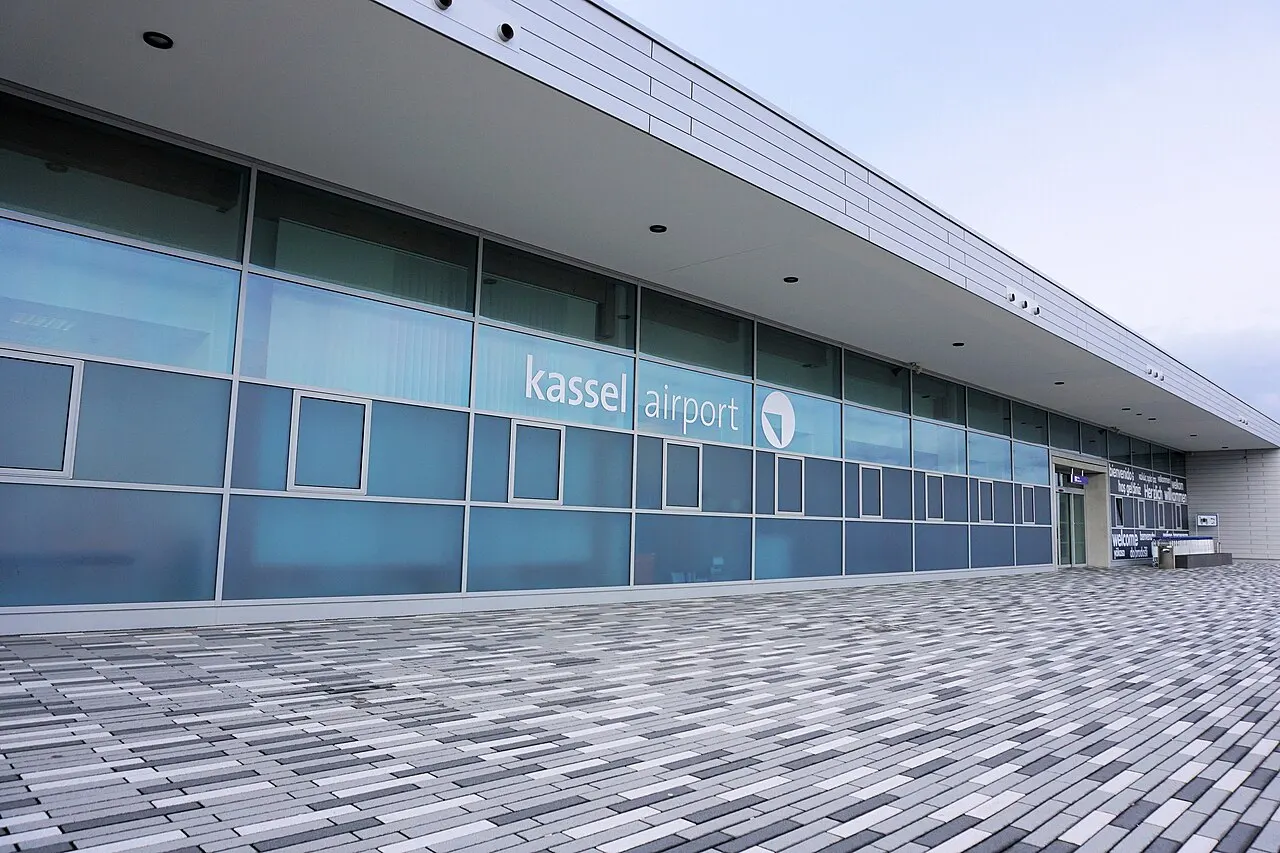 Façade vitrée du terminal