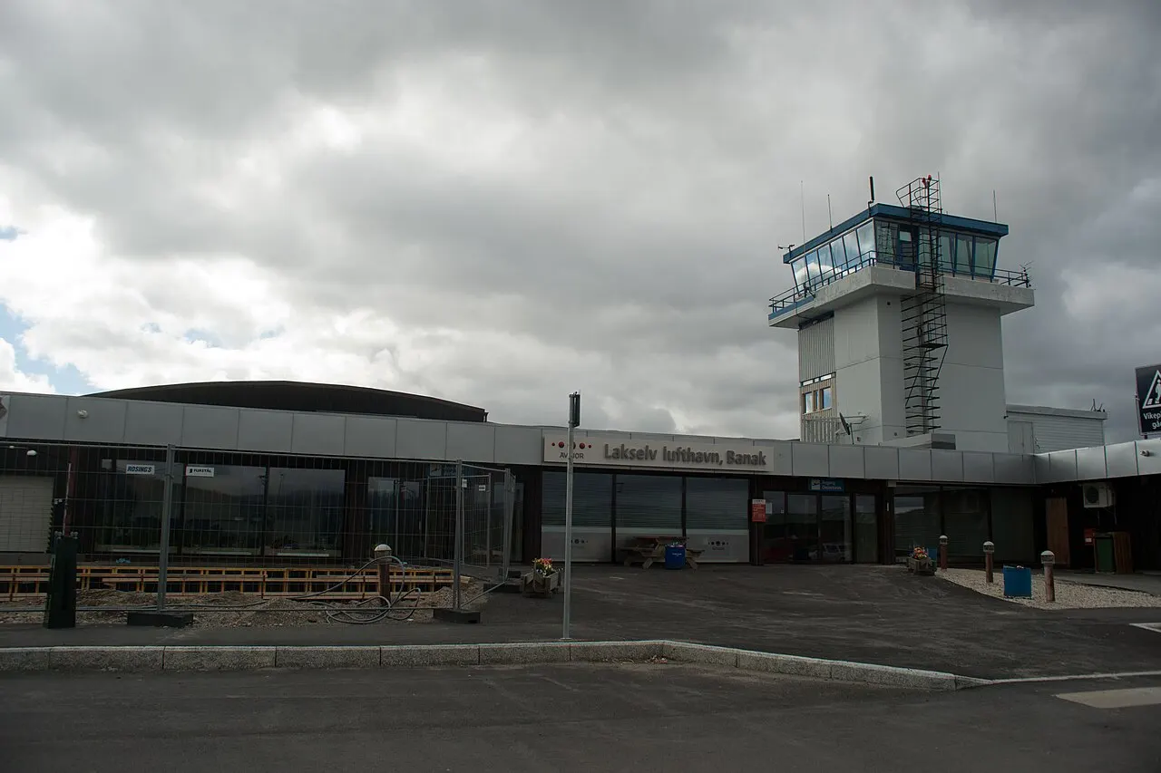 O aeroporto e os seus arredores