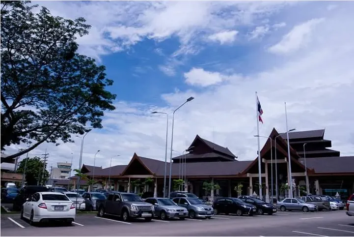 Das Terminalgebäude am Lampang Airport